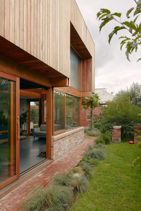 Timber Benchtop, Quiet Living, Dining Table Kitchen, Kitchen Bench, Interior Design Work, Australian Architecture, The Local Project, Timber Cladding, Timber House