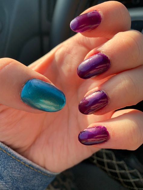 Reflection Pool, Sally Hansen Color Therapy, Polish Art, Reflecting Pool, Nail Polish Art, Sally Hansen, Color Therapy, Argan Oil, Plum