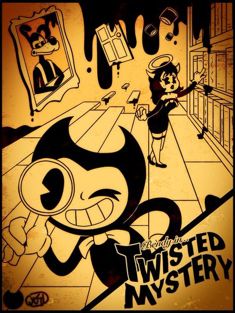 Batim Posters, Bendy In Cuphead Show, Bendy And The Quest For The Ink Machine, Bendy And The Ink Machine Game, Bendy Memes Funny, Demon Days, Oswald The Lucky Rabbit, Alice Angel, Felix The Cats