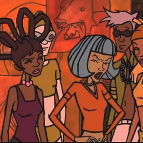 90s Mtv Cartoon, Downtown Tv Show, Chaka Mtv Downtown, Downtown Mtv Aesthetic, Teenage Reality, Mtvs Downtown, 2000s Artstyle, Mtv's Downtown, Downtown Mtv