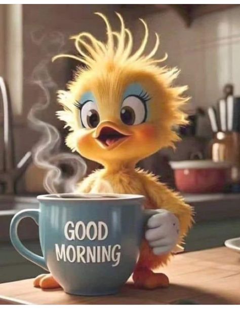 Good Morning Animals, Good Morning Cartoon, Images Emoji, Funny Day Quotes, Morning Memes, Good Morning Funny Pictures, Cute Good Morning Images, Funny Good Morning Quotes, Good Morning Animation