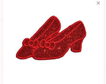 Ruby Red Slippers, Ruby Slippers, Sparkle Shoes, Slippers Shoes, Fabric Glue, Iron On Applique, Sparkles Glitter, Glitter Vinyl, Red Ruby