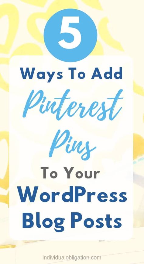 This Pinterest for beginners tutorial will show you how to add Pinterest graphics to your blog posts using WordPress. This Pinterest information is vital for any successful blog looking for Pinterest traffic and for making money blogging. So make sure you check out these Pinterest for bloggers tips to boost your social media strategy even on a new blog. #PinterestTips #PinterestMarketingTips #SocialMediaTips #BloggingForBeginners #HowToBlog #NewBlogger Pinterest For Beginners, Digital Marketing Ideas, Pinterest Tutorials, Pinterest Hacks, Wordpress Tips, Pinterest Graphics, Rich Pins, Pinterest Business Account, Website Tips