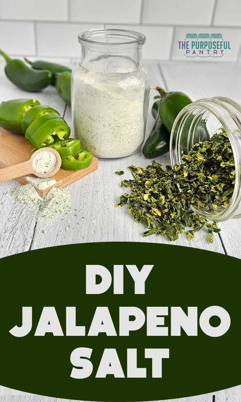 Dehydrator Jalapenos, Jalapeno Salt Diy, Jalepeno Lime Salt, Garden Jalapeno Recipes, Freeze Dried Jalapenos, Jalapenos Canning Recipes, Jalapeno Salt Recipes, Jalapeno Ideas, Jalapeno Salt