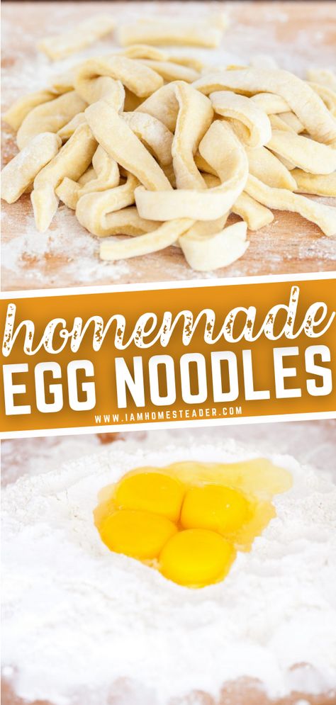 Old Fashioned Noodle Recipe, Old Fashioned Noodles, Drying Egg Noodles, Grandma Noodles Recipes, Home Made Noodles For Soup, Homemade Noodles Grandmas, Home Made Egg Noodles Recipes, Egg Noodle Recipes Homemade, Kluski Noodle Recipes