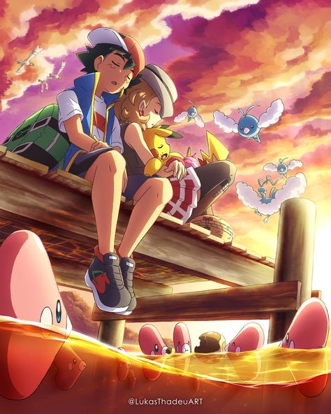 Pokemon Anime Characters, Satoshi Pokemon, Pokémon Heroes, Pokemon Kalos, Pokemon Ash And Serena, L Wallpaper, Cool Pokemon Wallpapers, Pokemon Manga, Ash Pokemon