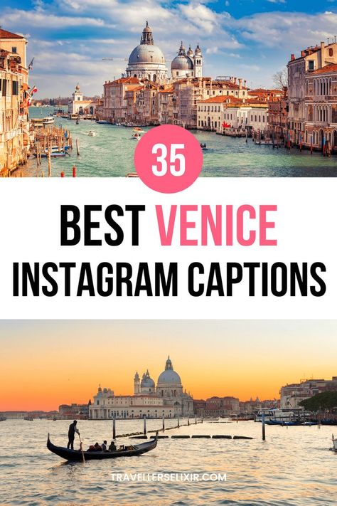 Best Venice Instagram captions & quotes Venice Quotes, Caption Untuk Instagram, Italy Quotes, Gondola Venice, Venice Italy Photography, Vacation Captions, Instagram Post Captions, Venice Photos, Venice City