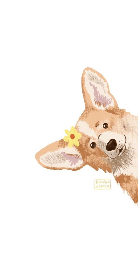 Cute wallpaper Corgi Wallpaper Iphone, Corgi Illustration, Corgi Wallpaper, Cute Christmas Backgrounds, Animal Line Drawings, Corgi Drawing, Corgi Art, Christmas Wallpaper Backgrounds, Iphone Lockscreen Wallpaper