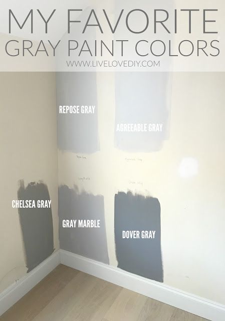 The BEST gray paint colors revealed! Best Gray Paint, Best Gray Paint Color, Light Grey Paint Colors, Gray Paint Colors, Light Gray Paint, Repose Gray, Farmhouse Paint Colors, Karim Rashid, Gray Paint