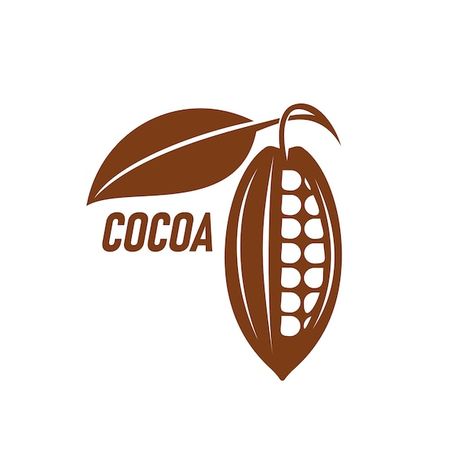 Cocoa bean icon cacao fruit seed vector ... | Premium Vector #Freepik #vector #cocoa-logo #cocoa-tree #cacao-tree #cocoa-beans Cacao Logo Design, Chocolate Logo Design Ideas, Chocolate Logo Design, Turkish Chocolate, Chocolate Vector, Chocolate Illustration, Cacao Tree, Cocoa Tree, Cocoa Plant