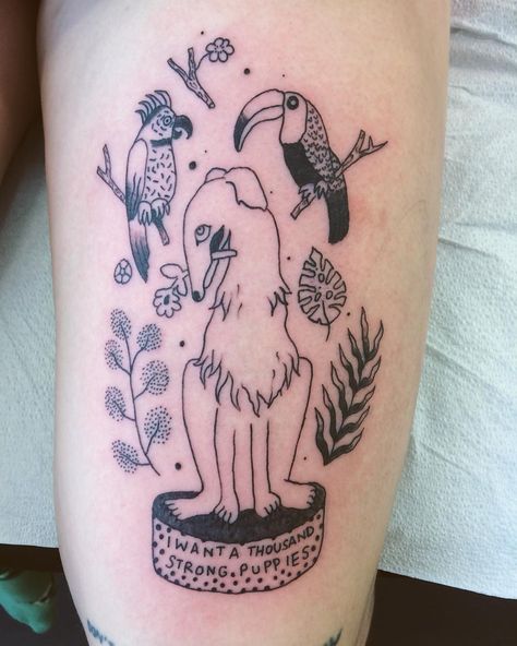 2,220 Likes, 26 Comments - Charline Bataille (@charlinebataille) on Instagram: “a fancy dog tattoo !! #tattoobybataille #qttr #ssoo #dogsofinstagram #borzoi #blackwork (inspired…” Rat Tattoo, Mom Daughter Tattoos, Borzoi Dog, Funky Tattoos, Fancy Dog, Daughter Tattoos, Instagram Tattoo, Aesthetic Tattoo, Tattoos For Daughters