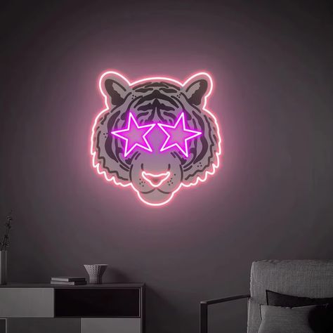 Buy Tiger Neon SignTiger UV Printed Neon Sign Acrylic Artwork Bar Home Gaming Room Decor Sign Personalized Gift at Aliexpress for . Find more 15, 131404 and  products. Enjoy ✓Free Shipping Worldwide! ✓Limited Time Sale ✓Easy Return. Gaming Room Decor, Acrylic Artwork, Bars For Home, Personalized Signs, Game Room, Personalized Gifts, Neon Signs, Bar, Neon