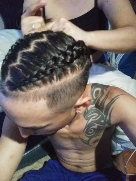 Native Braids Hairstyles Men, White Man Braids Hairstyles, Men Long Hairstyles Braid, Straight Hair Braids Men, Guy Braids Men Hairstyles Long Hair, Hispanic Braids Men, 2 Braids For Men, White Boy Braids Hairstyles, White Men Braids