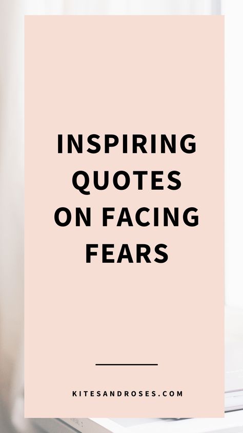 Looking for quotes about overcoming fear? Here are the words and sayings that will motivate you to get ahead of your fears and facing them. Facing Fears Quote, Face Your Fears Quotes, Facing Fear Quotes, Fear Quotes Motivation, Overcome Fear Quotes, Fear Quotes Overcoming, Look Ahead Quotes, Quotes For Fear, Quotes About Overcoming Fear