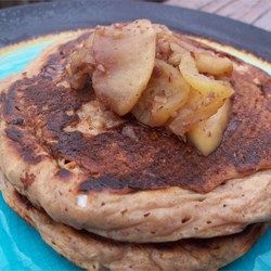 Oatmeal and Applesauce Pancakes - Allrecipes.com Pancakes With Applesauce, All Recipes Pancakes, Applesauce Pancakes, Oatmeal Pancake, Apple Pancake Recipe, Oatmeal Apple, Dutch Babies, Apple Cinnamon Pancakes, High Protein Breakfast Recipes