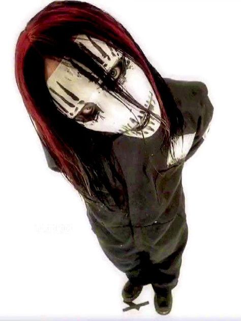 Joey Jordison Slipknot, Art Selling, Joey Jordison, Slipknot, Artist Art, Red Hair, Mask, Red, Hair