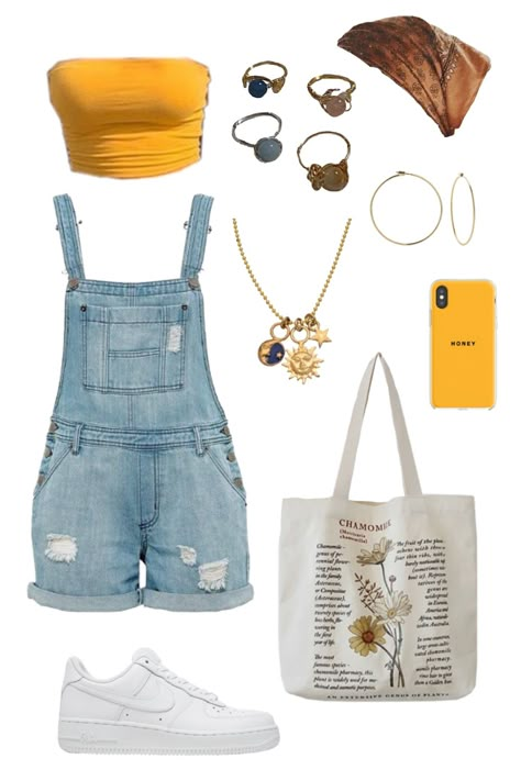 Beach Overalls Summer Outfits, Boho Outfits Shorts, Earthy Outfits Aesthetic Summer, Summer Outfits Unique, Outfits For Brazil, Natural Summer Outfits, Boho Beachy Outfits, Hippy Summer Outfits, Nature Girl Aesthetic Outfits