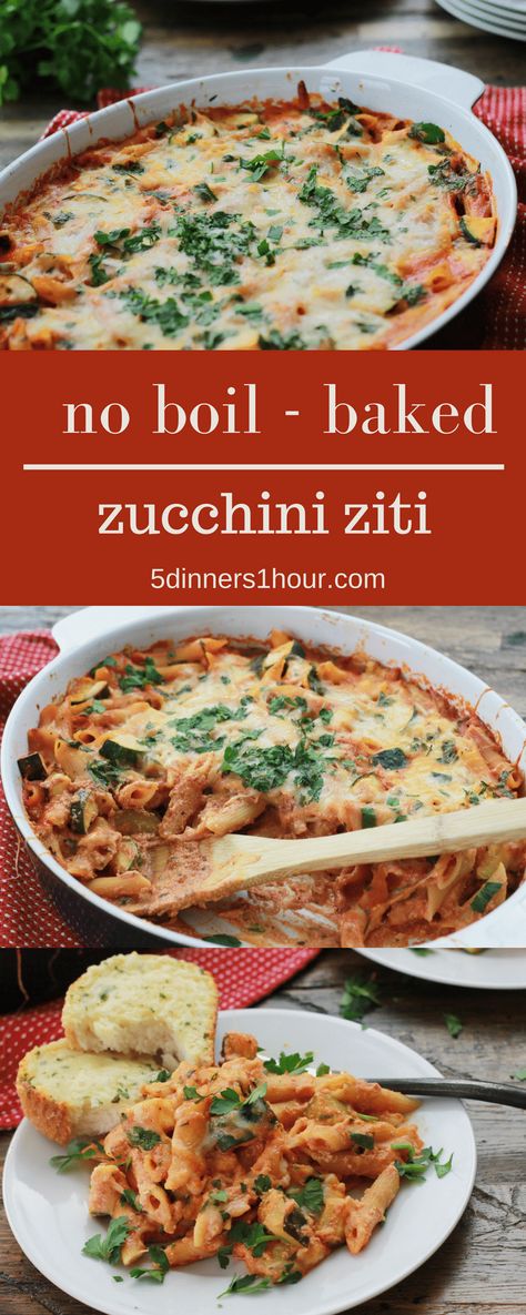 Zucchini Pasta Recipes, 5 Dinners, Penne Pasta Recipes, Baked Penne, Pastas Recipes, Baked Zucchini, Bake Zucchini, Low Gi, Pasta Casserole