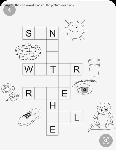 Crossword For Grade 1, 3 Letter Words Puzzle, Complete The Words Worksheets, English Puzzles For Kids, Work Sheet For Lkg English, English Work Sheet Class 2, Ukg Class English Worksheet, Cross Word Puzzles For Kids, Cross Words Puzzle