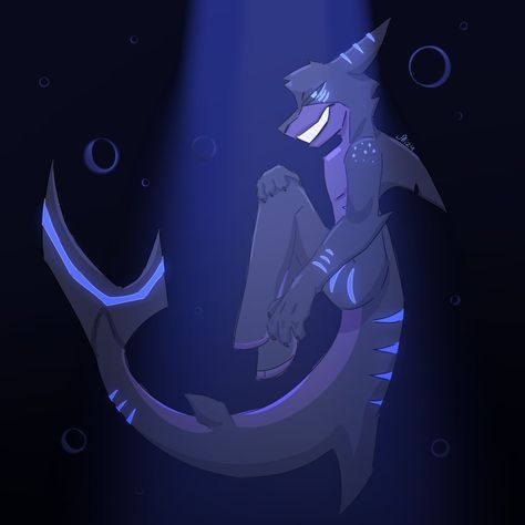 Lantern Shark Kaiju Paradise, Kawaii Shark Kaiju Paradise, Shark Kaiju Paradise, Kaiju Paradise Fanart, Kaiju Paradise Art, Protogen Art, Kajiu Paradise, Basic Background, All About Sharks