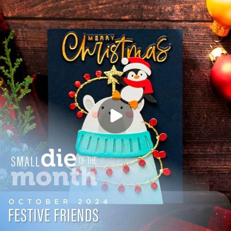 Spellbinders Paper Arts on Instagram: "This month's "Festive Friends" small die set is perfect for making cards, decor, and more. 

Club Members enjoy exclusive benefits:

🗸 First access to club designs
🗸 First access to new arrival collections
🗸 Exclusive deals
🗸10% Off in the Spellbinders Shop
🗸 Earn Creative Rewards
🗸 Monthly inspiration & tutorials
🗸 Past club kits at member pricing

Subscribe today to get this design first, cancel anytime." Making Cards, Club Design, New Arrival, Card Ideas, Paper Art, Card Making, Benefits, Festival, 10 Things