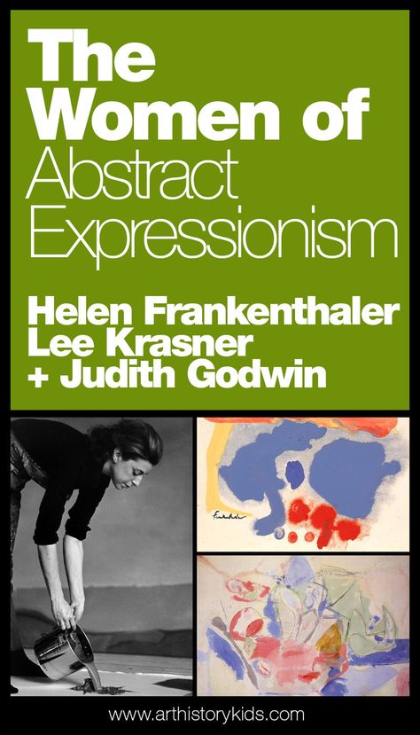 The Women of Abstract Expressionism — Art History Kids Famous Artists For Kids, Morris Louis, Eva Hesse, Famous Abstract Artists, Art History Lessons, Edouard Vuillard, Richard Diebenkorn, Helen Frankenthaler, Wayne Thiebaud