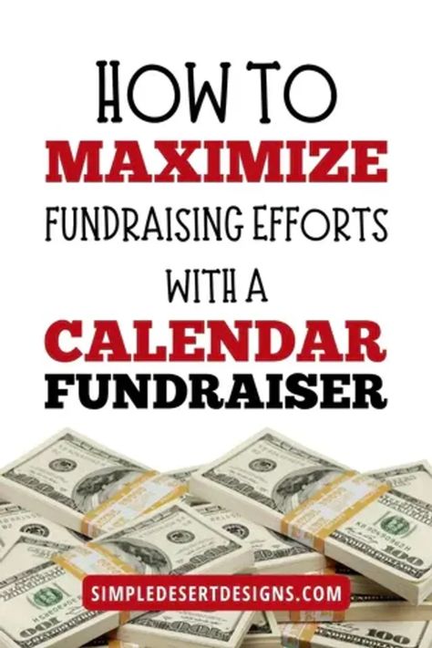 Unique Fundraiser Ideas, Cash Calendar Fundraiser, Calendar Fundraiser Template, Easy Fundraising Ideas, Ways To Raise Money, Basketball Fundraiser, Calendar Fundraiser, Easy Fundraising, Fundraising Calendar