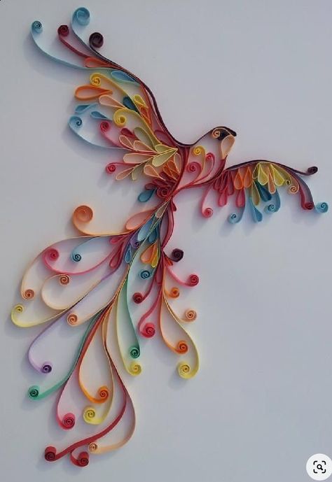 Diy Quilling Crafts, Quilling Animals, Arte Quilling, Quilling Pattern, Paper Quilling For Beginners, Origami And Quilling, Christmas Tattoo, Quilling Work, Art Quilling