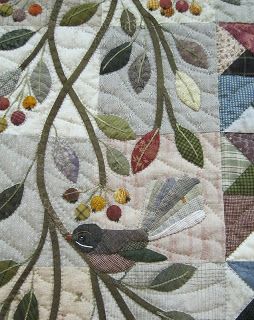 Quiltingorchardist: Quilts . ( Part 2 ) Baltimore Album Quilt, Strip Quilt, Yoko Saito, Japanese Quilts, Applique Quilt Patterns, Bird Quilt, Applique Quilting, Animal Quilts, Japanese Embroidery