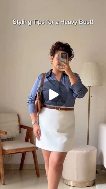 Outfit For Heavy Bust, Outfits For Heavy Bust, Heavy Bust Outfit Ideas, Heavy Bust Outfit, Big Bust Style Outfits, Wearing Vs Styling Outfits, Make Outfits, Office Outfits Women Casual, Being A Girl