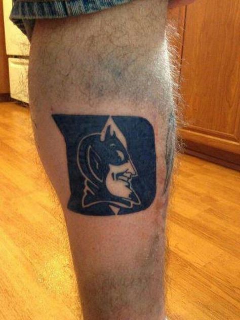 Duke tatoo Duke Blue Devils Tattoo, Duke Tattoo, Devils Tattoo, Devil Tattoo, Duke Blue Devils, Tattoo Meaning, Blue Devil, Tattoos With Meaning, I Tattoo