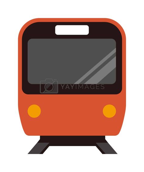 Train Front View, Train Icon, Train Illustration, Front View, Aesthetic Room Decor, Aesthetic Room, Image Illustration, Create Yourself, Vector Illustration