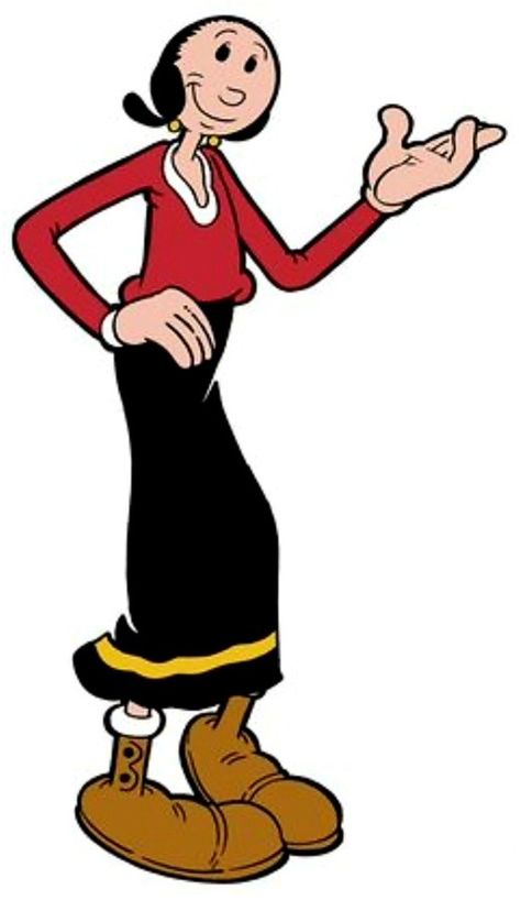 Olive Oyl Popeye Cartoon, Olive Oyl Popeye Art, Olive From Popeye, Popeye Cartoon Characters, Olive Popeye, Olive Oyl Popeye, Cartoon Network Logo, Good Morning Gif Funny, Popeye Cartoon