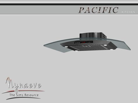 Pacific Heights Kitchen - Range Hood  Found in TSR Category 'Sims 4 Large Appliances' Sims 4 Hood Cc Furniture, Sims 4 Counters And Cabinets Cc, Sims 4 Cc Microwave, Sims 4 Microwave Cc, Sims 4 Cc Furniture The Sims Resource, Sims 4 Kitchen Cabinets, Ts4 Kitchen, Appliance Storage, Sims 4 Kitchen