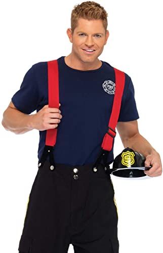 Mens Firefighter Costume, Fireman Halloween Costume, Leg Avenue Costumes, Epic Halloween Costumes, Costumes For Work, Fireman Costume, Fire Captain, Captain Costume, Firefighter Costume