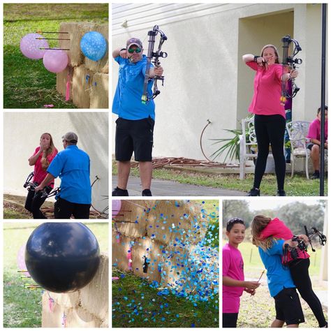 #archery #archeryhunting #bear #bearbow #beararchery #balloons #genderreveal #genderrevealparty #itsaboy #genderrevealideas Gender Reveal Ideas Archery, Gender Reveal Archery, Gender Reveal For Hunters, Hunting Gender Reveal Ideas For Party, Gender Reveal Bow And Arrow Ideas, Archery Gender Reveal, Gender Reveal Shooting, Sibling Gender Reveal, Bear Archery