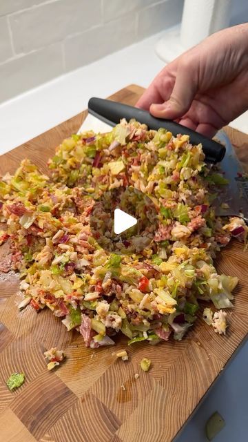 Healthy Chopped Sandwich, Chopped Italian Wrap, Chopped Turkey Sandwiches, Chopped Egg Salad, Chop Salad Sandwich, Chopped Salad Sandwich Recipes, Italian Chopped Salad Sandwich, Chopped Sandwich Recipe, Chopped Salad Sandwich