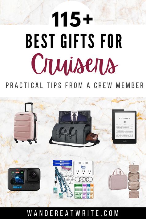 Looking for the best gifts for cruisers? Get 115+ cruise gift ideas in this list, from Christmas gifts to gifts for first time cruisers. Whether you're looking for cruise gifts for women or just the cruise essentials, this curated list from a cruise crew member has everything you need // cruise gift ideas | cruise gift basket ideas | cruise gifts for women | best gifts for cruisers | christmas gifts for cruisers | gifts for first time cruisers | cruise essentials Cruise Gift Basket, Cruise Gift Ideas, Travel Jewelry Organizer Cases, Antarctica Cruise, Top Cruise, Cruise Gifts, Christmas Cruises, Cruise Essentials, World Cruise