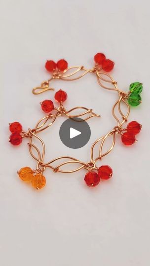 44 reactions | cherries bracelet with beads | How to make beautiful cherries bracelet with beads | simple jewelry  #diy #handmade #shortsvideo | By Lan Anh Handmade | Facebook Simple Jewelry Diy, Bracelet With Beads, Simple Jewelry, Jewelry Diy, Diy Handmade, Bracelet, Beads, Quick Saves