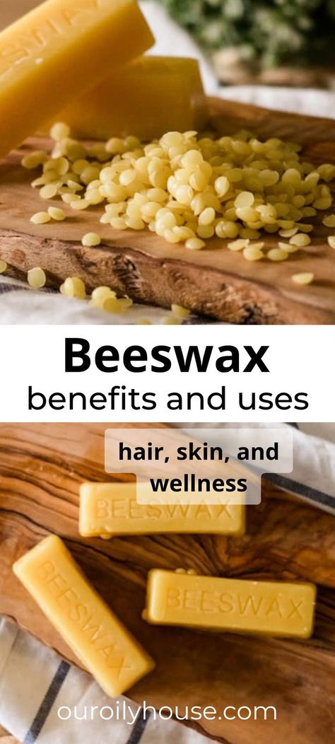 Beeswax For Skin, Honey Bee Wax Uses, Bees Wax Uses Skin Care, Beeswax For Hair, Beeswax Skincare Recipes, Beeswax Benefits Skin, Bees Wax Recipes, Uses For Beeswax Diy, Benefits Of Beeswax For Skin