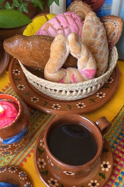 Señora Era Aesthetic, Mexican Coffee Shop Aesthetic, Pan Dulce Aesthetic, Mexican Cafe Aesthetic, Mexican Bakery Aesthetic, Mexican Theme Kitchen, Mexican Coffee Bar Ideas, Kitchen Decor Mexican Style, Mexican Coffee Shop