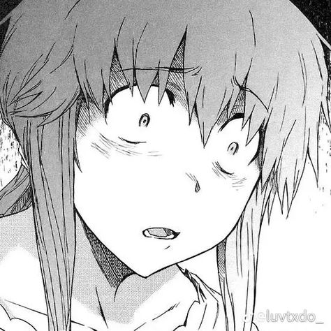 Yuno Gasai Manga, Yuno Gasai Icon, Gasai Yuno, Yuno Gasai, Manga Icon, A Girl, Black And White, Anime, Black