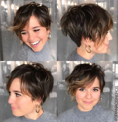 Unnatural Hair Color, Kort Bob, Short Hair Cuts For Round Faces, Pixie Haircut For Round Faces, Short Hair Undercut, Short Hair Styles For Round Faces, Best Short Haircuts, Round Faces, Short Hair With Bangs