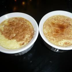 Alpha Wilson, a field editor from Rosewell, New Mexico, shares a sweet treat she and husband Thomas (pictured at far right) enjoy frequently--Baked Custard for Two. Baked Rice Custard, Rice Custard Pudding Recipe, Baked Custard Recipe, Rice Custard, Baked Egg Custard, Egg Custard Recipes, Recipe For 1, Small Batch Baking, Custard Recipe