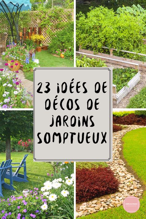 23 Brillantes Idées de Décos de Jardins Somptueux Ideas Para Decorar Jardines, Healing Herbs, Permaculture, Garden Design, Projects To Try, Coin, Herbs, Healing, Patio