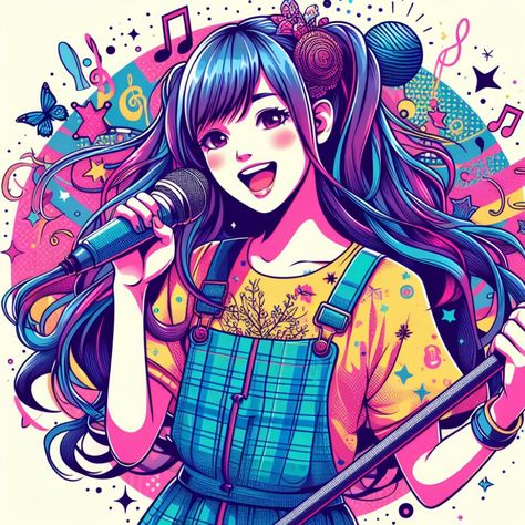 Free pop rockstar singer vector art | Singer holding mic in stylish vector - vectorartworld.com Singing Artwork, Mic Illustration, Singer Illustration, Singer Drawing, Mehandi Outfit, Microphone Vector, Singing Drawing, Random Idea, Rap Singers