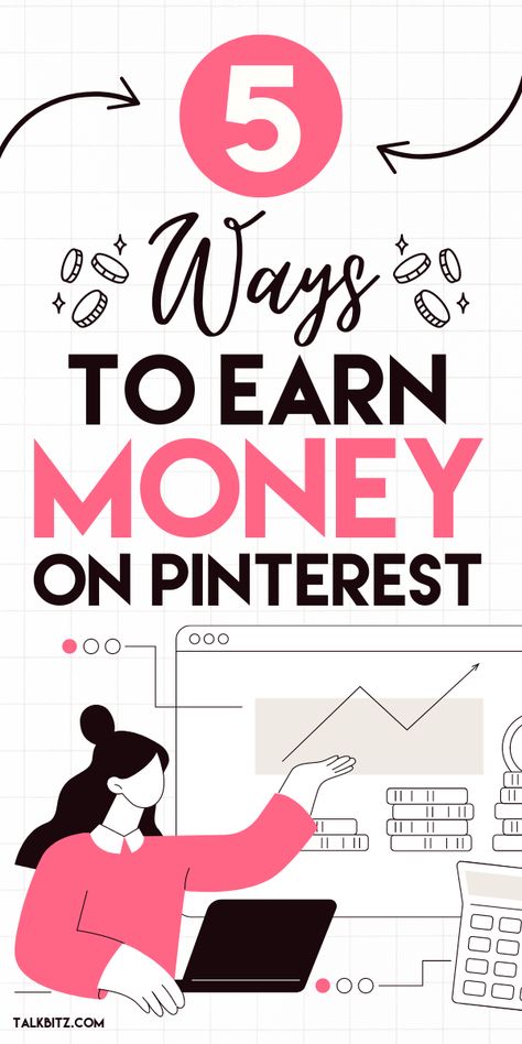 In this blog post, you'll discover 5 beginner-friendly ways to turn your pins into profits on Pinterest. Learn how to monetize your favorite platform and start earning money from your pins today! #PinterestMoney #EarnFromPins #earnmoney Read this! How To Earn On Pinterest, How To Monetize Pinterest, How To Earn Money On Pinterest, Skills To Learn To Make Money, How To Make Money On Pinterest, Monetizing Pinterest, Pinterest Monetization, Get Paid On Pinterest, Digital Marketing Poster