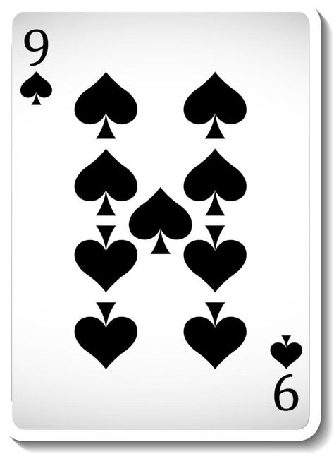 Nine of Spades Playing Card Isolated King Card, Vector Free Download, Photoshop Brushes, Playing Card, Vector Photo, Graphic Resources, Vector Art, Playing Cards, Vector Free