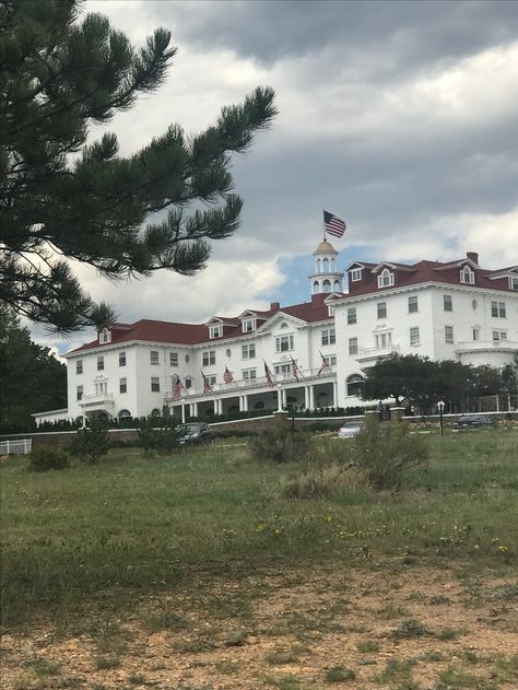 Just a part of the Stanley Hotel. #stevenking #theshining Haunted Places Aesthetic, Ahs Hotel Aesthetic, The Stanley Hotel Aesthetic, Stanley Hotel, Haunted Hotel Aesthetic, The Stanley Hotel Wedding, Stanley Hotel Colorado, The Stanley Hotel Haunted, Hunting Wallpaper