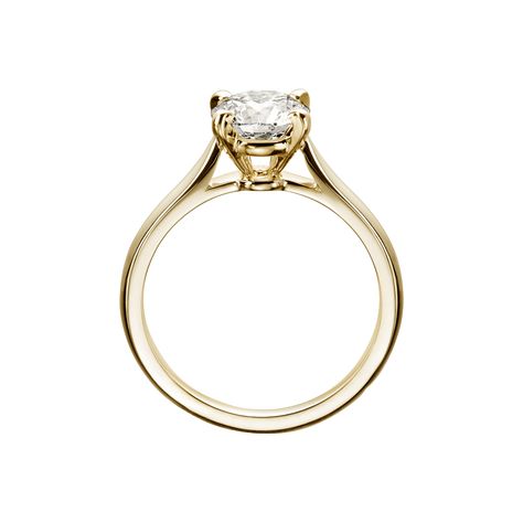 cartier-engagement-rings-rings Cartier Engagement Ring Solitaire, Cartier Engagement Ring, Cartier Engagement Rings, Cartier 1895, Solitaire Ring Designs, Dimond Ring, Fine Engagement Rings, Round Solitaire Engagement Ring, Gold Solitaire Ring